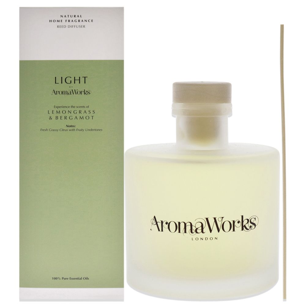 Light Range Reed Diffuser - Lemongrass and Bergamot by Aromaworks-6.76 oz